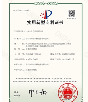 Utility Model Patent Certificate 08